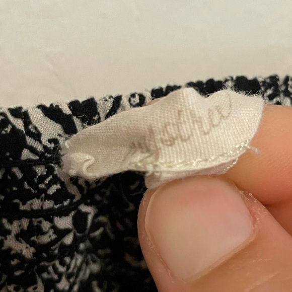 Anthropologie Mystree Size Small Geometric Fringed Hem Maxi Dress - Picture 7 of 9